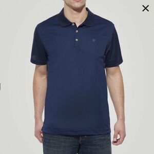 ARIAT TEK Men’s Polo | Size M | Navy